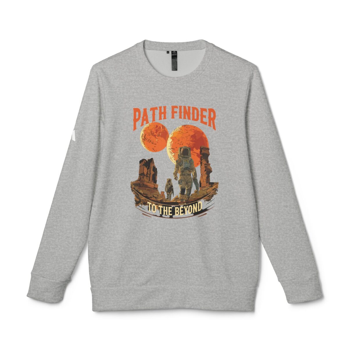 Path Finder adidas Unisex Fleece Crewneck Sweatshirt - Image 5