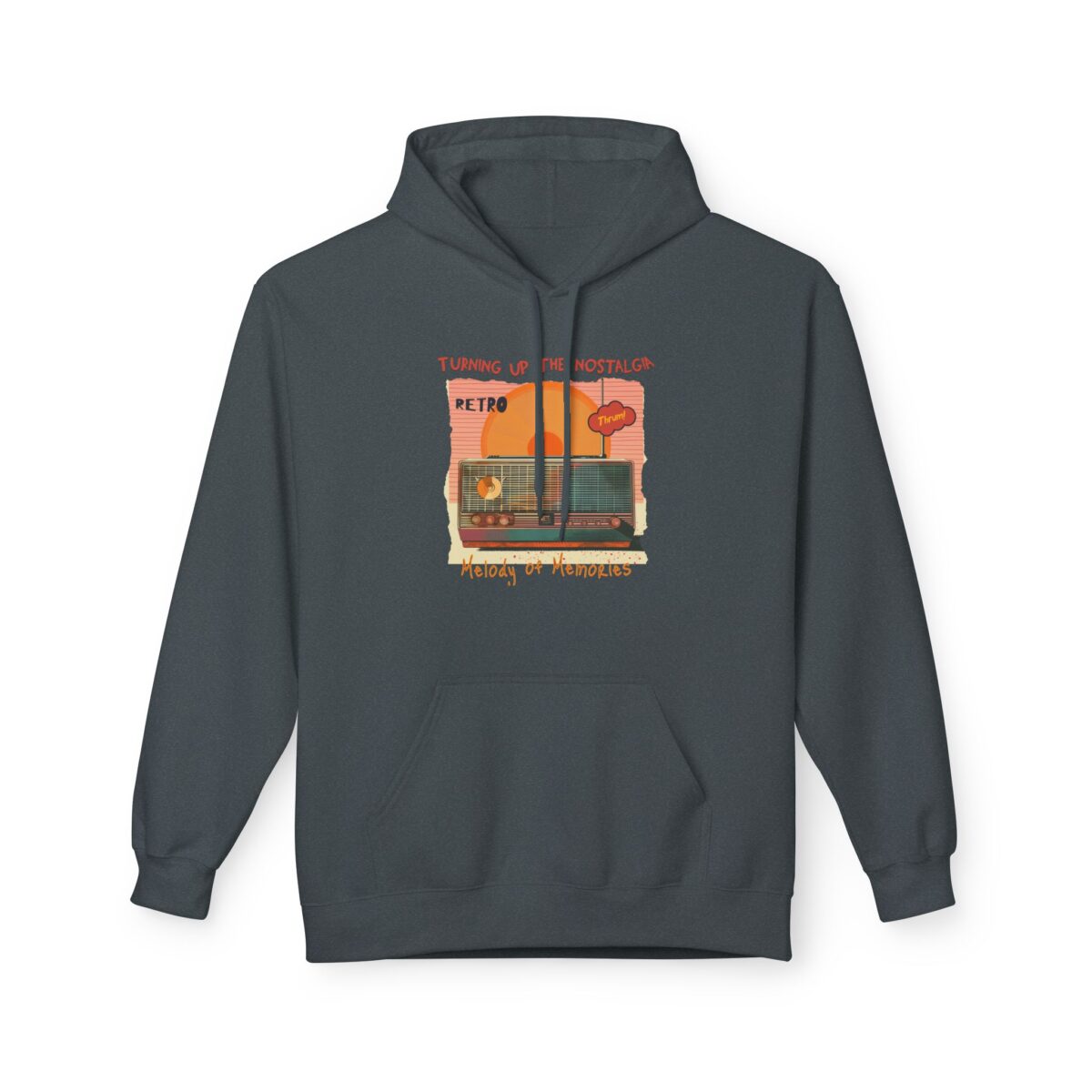 Turning up the nostalgia Unisex Midweight Softstyle Fleece Hoodie - Image 37
