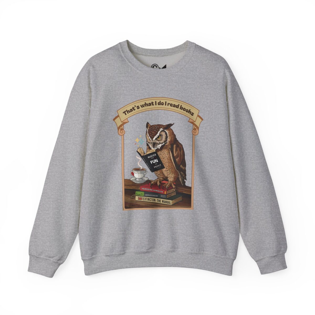 I read books Unisex Heavy Blend™ Crewneck Sweatshirt - Image 9
