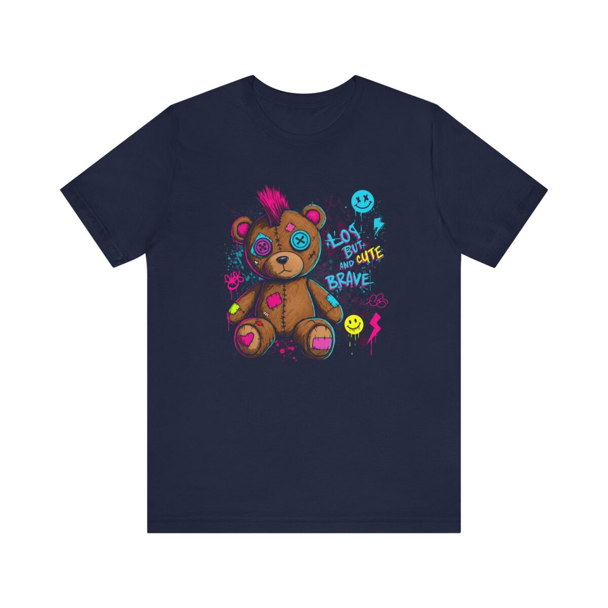 Lost but cute and brave Unisex Jersey Short Sleeve Tee - Image 21