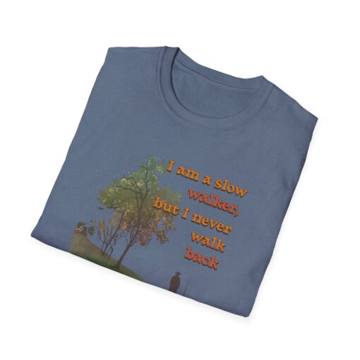 Never walk back Unisex Softstyle T-Shirt - Image 24