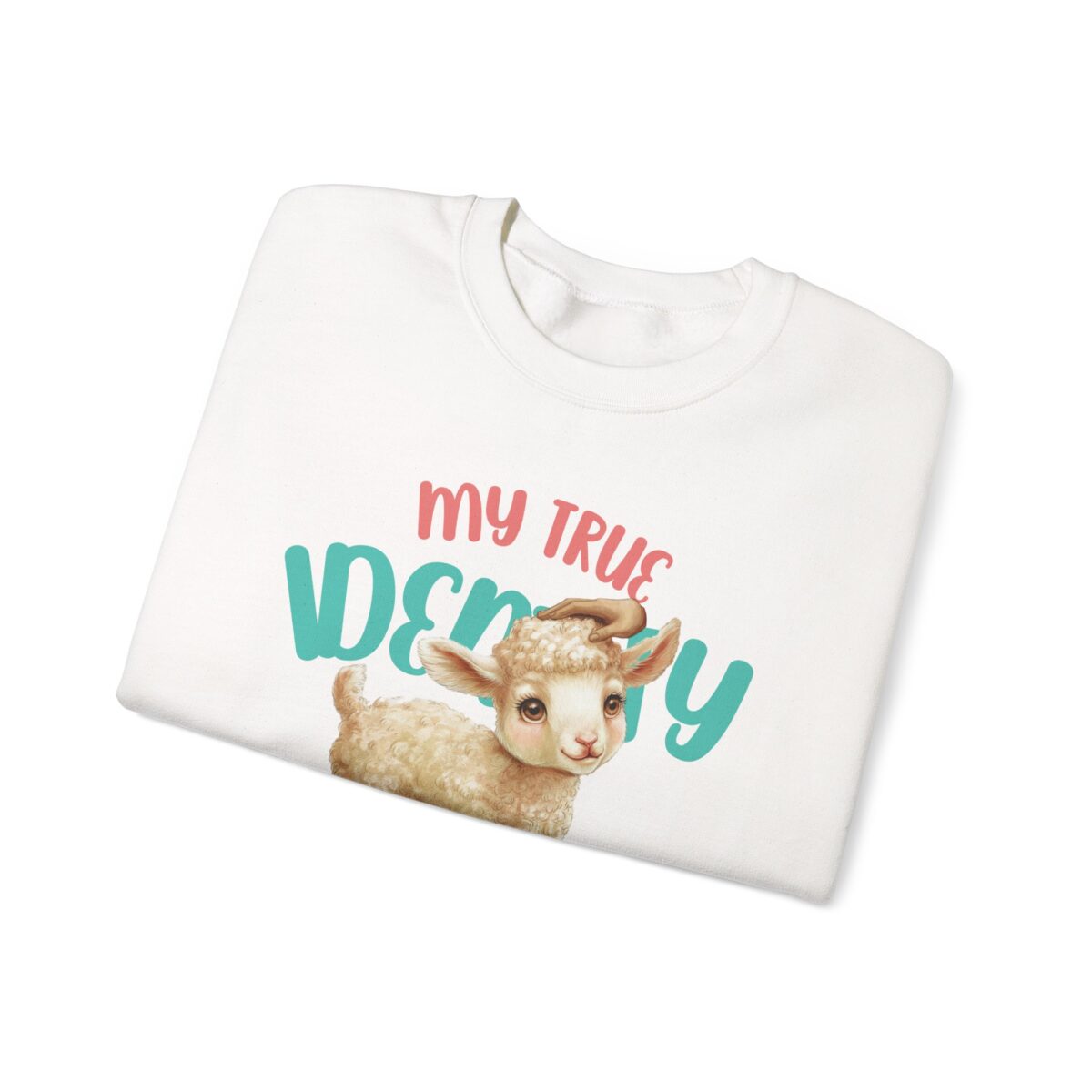 I'm a baby lamb Unisex Heavy Blend™ Crewneck Sweatshirt - Image 3