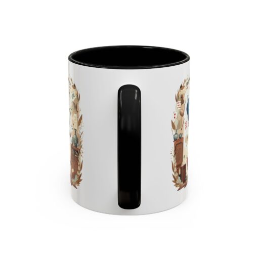 Falling into fantasy Accent Coffee Mug (11, 15oz) - Image 4