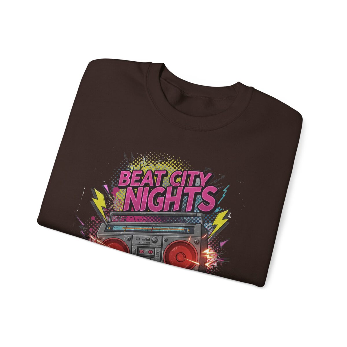 Beat city nights Unisex Heavy Blend™ Crewneck Sweatshirt - Image 7