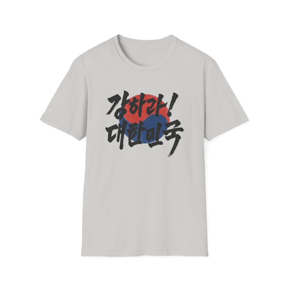 Korean Pride Graphic T-Shirt – Unisex Softstyle Tee with Hangul Design
