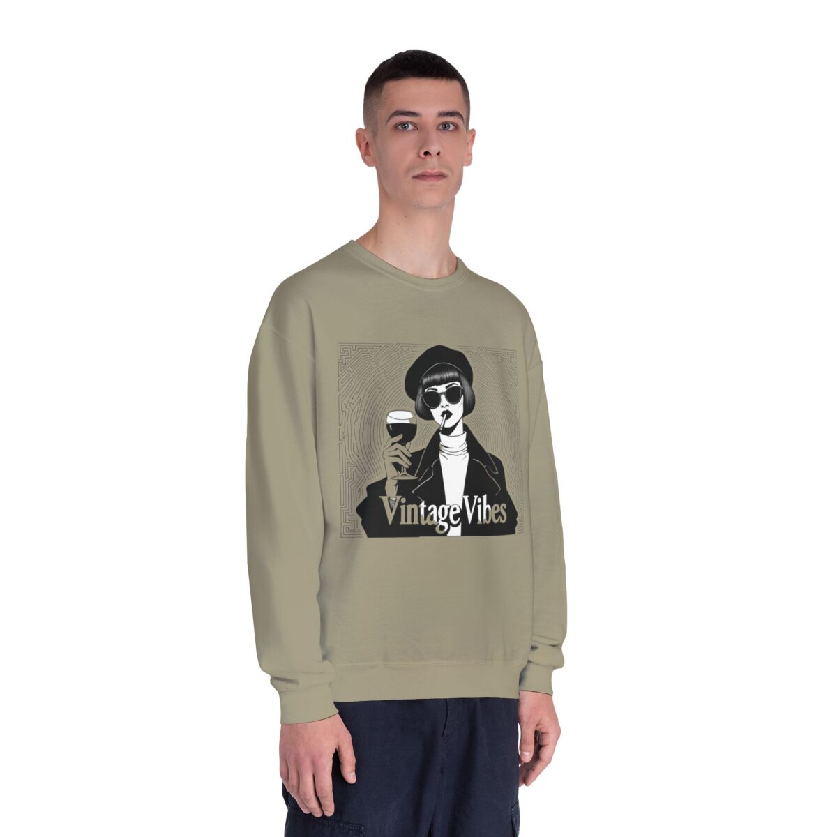 Vintage vibes Unisex NuBlend® Crewneck Sweatshirt - Image 3