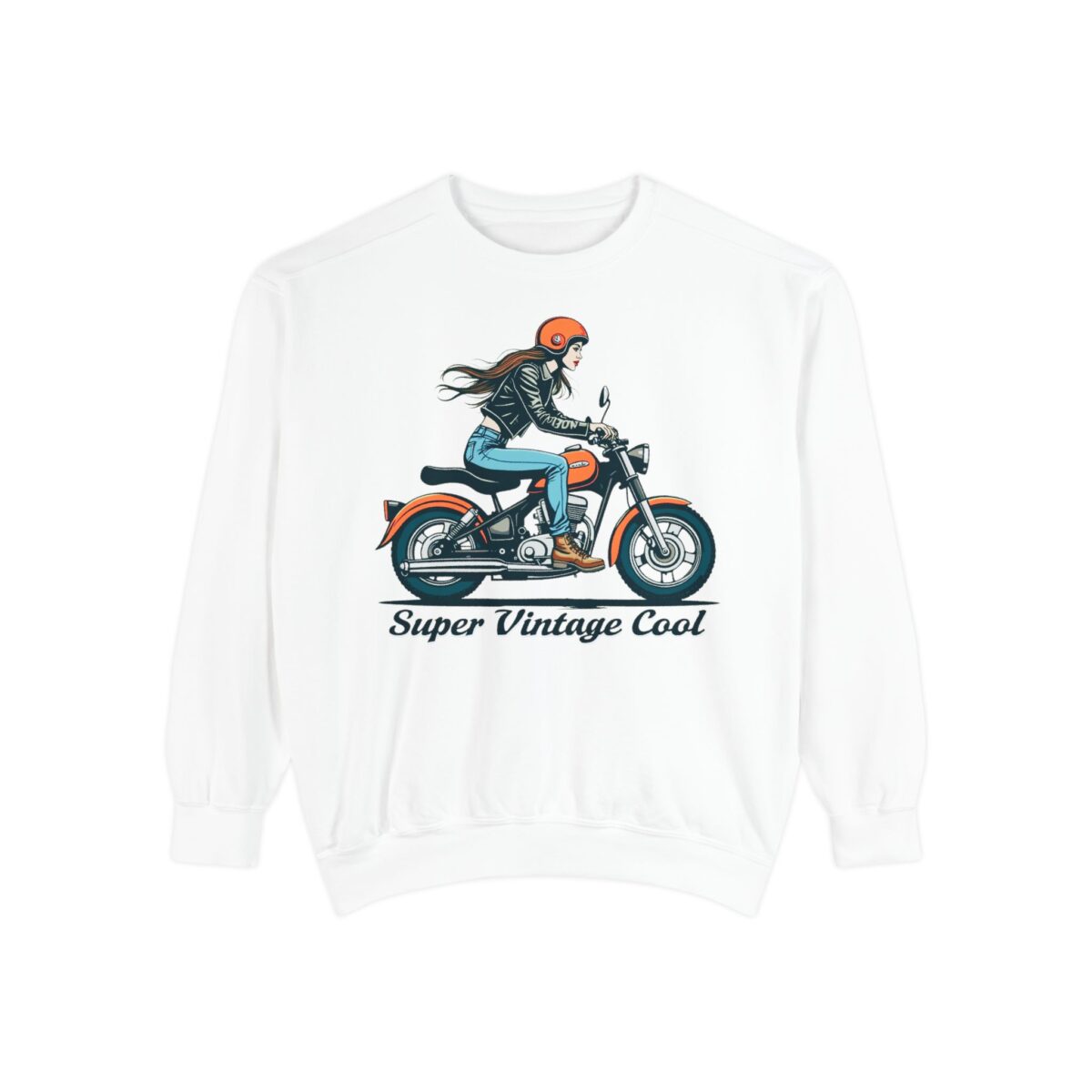 Super vintage cool Unisex Garment-Dyed Sweatshirt
