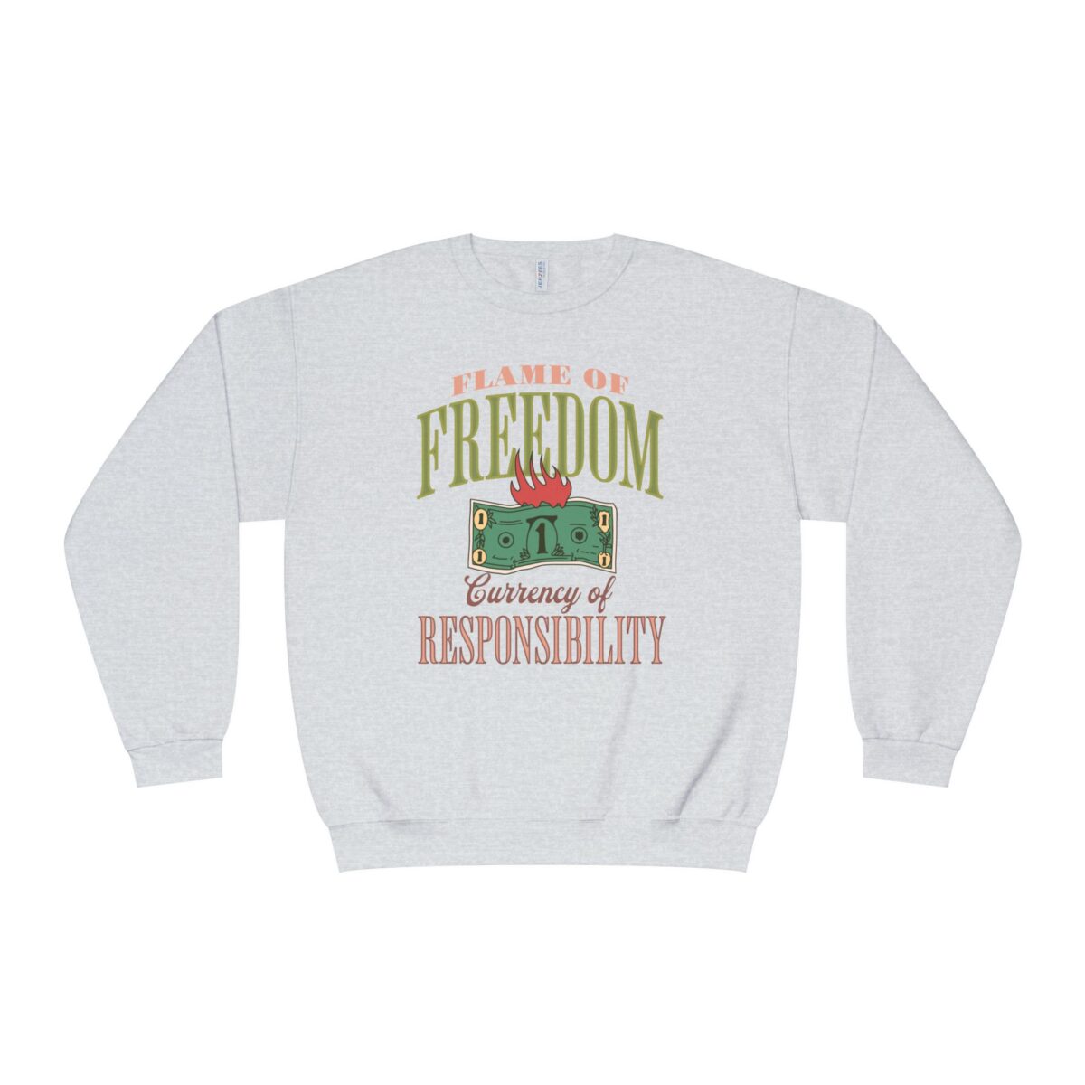 Currency of freedom Unisex NuBlend® Crewneck Sweatshirt - Image 25