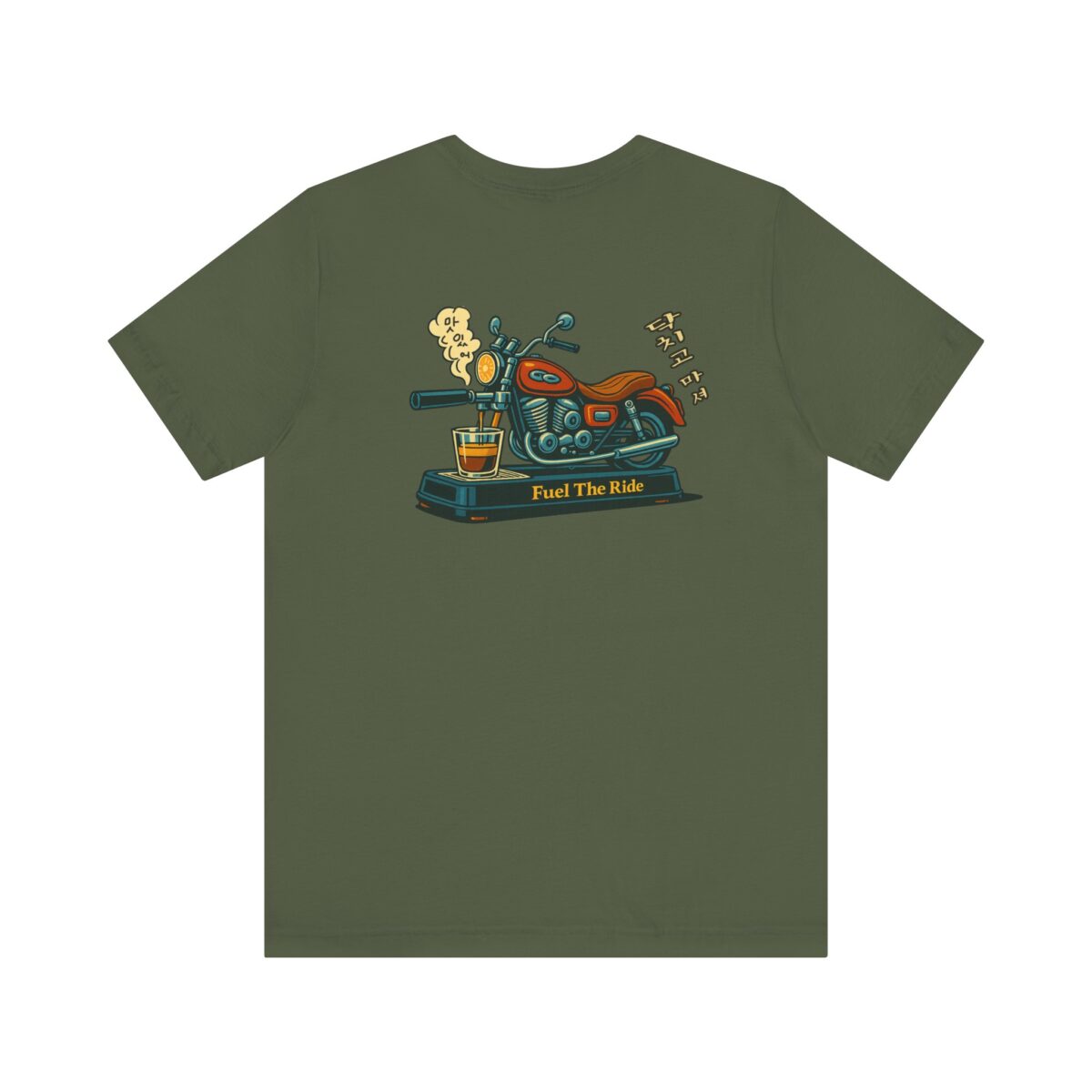 Fuel The Ride Unisex Tee - Vintage Motorcycle Graphic T-Shirt - Image 10