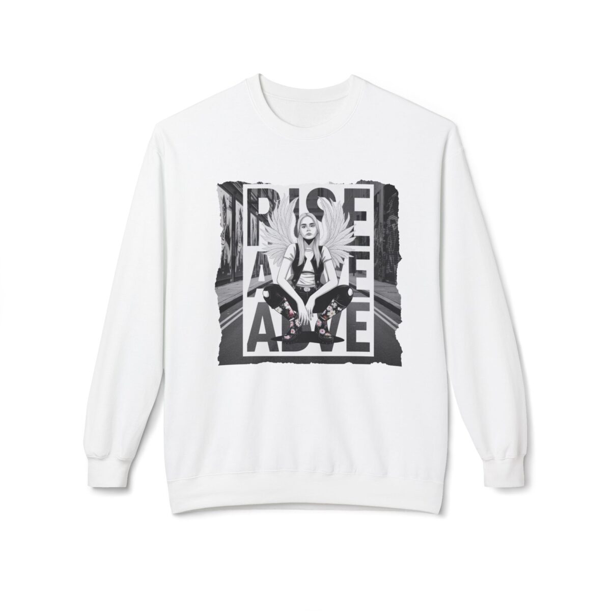 Rise Above Unisex Midweight Softstyle Fleece Crewneck Sweatshirt