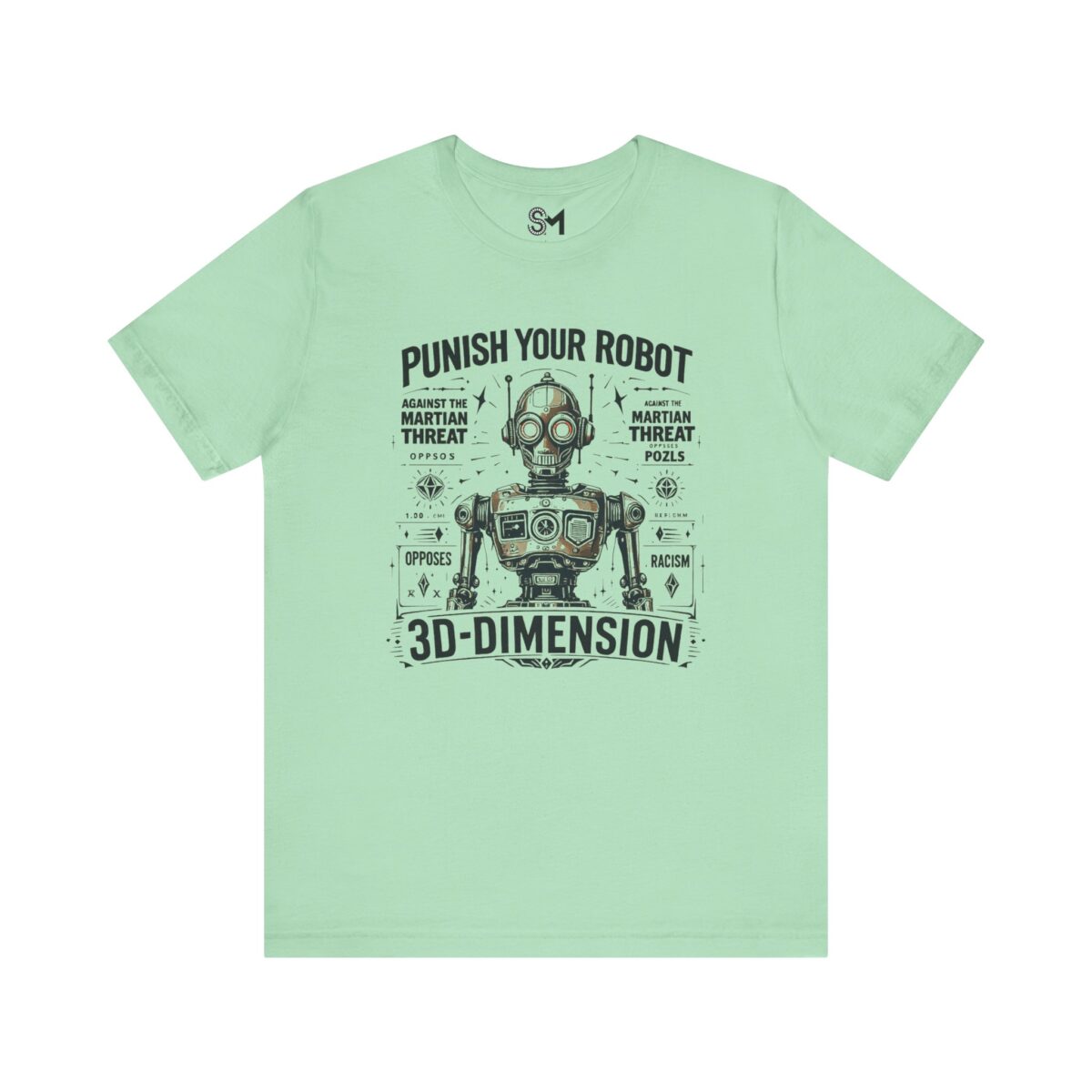 Punish Your Robot Unisex Jersey Short Sleeve Tee - Image 5