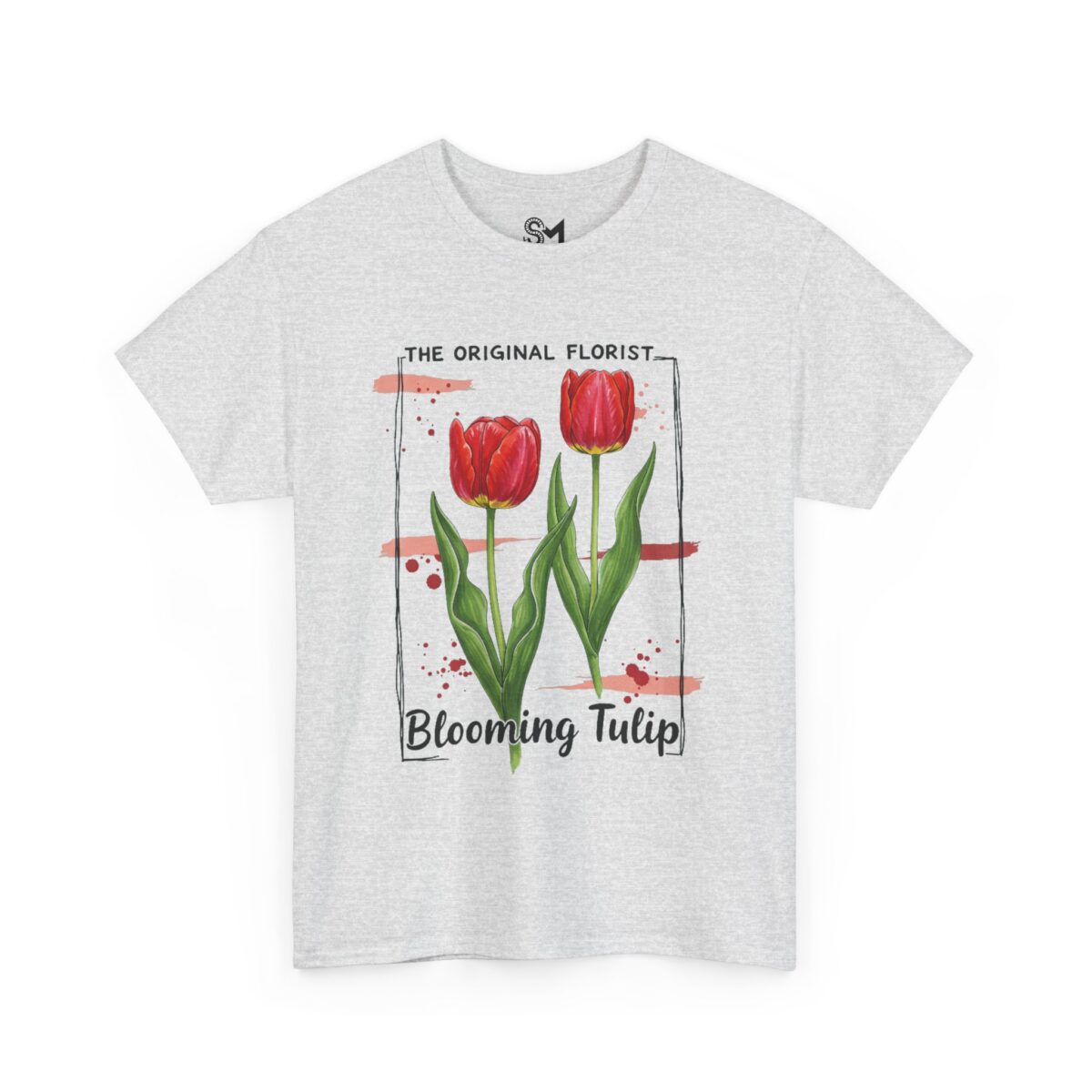 Blooming Tulip Unisex Heavy Cotton Tee - Image 7