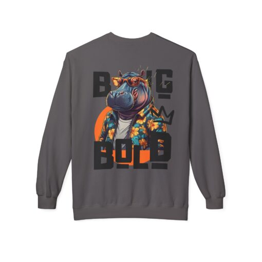 Big Bold Unisex Midweight Softstyle Fleece Crewneck Sweatshirt - Image 38