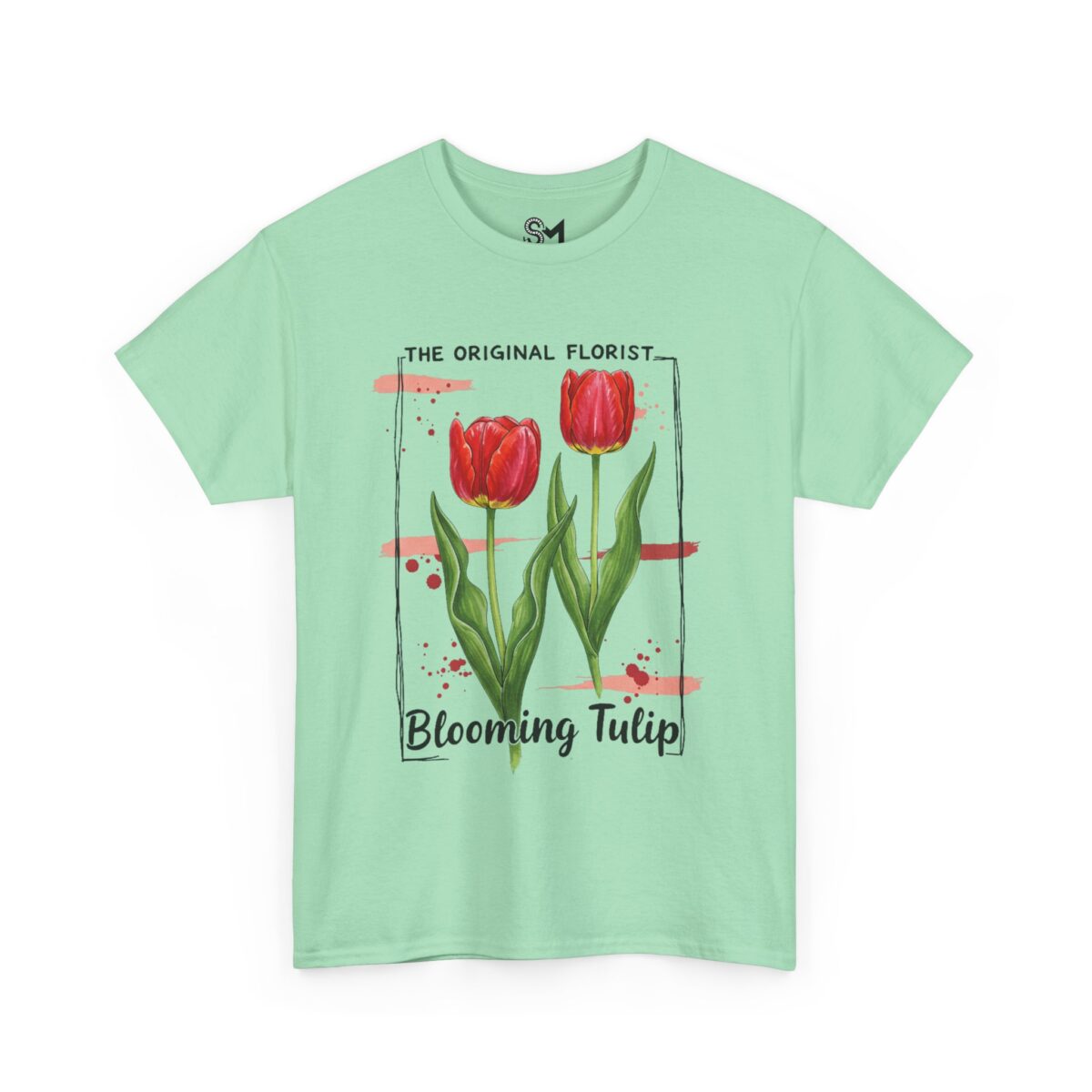 Blooming Tulip Unisex Heavy Cotton Tee - Image 27