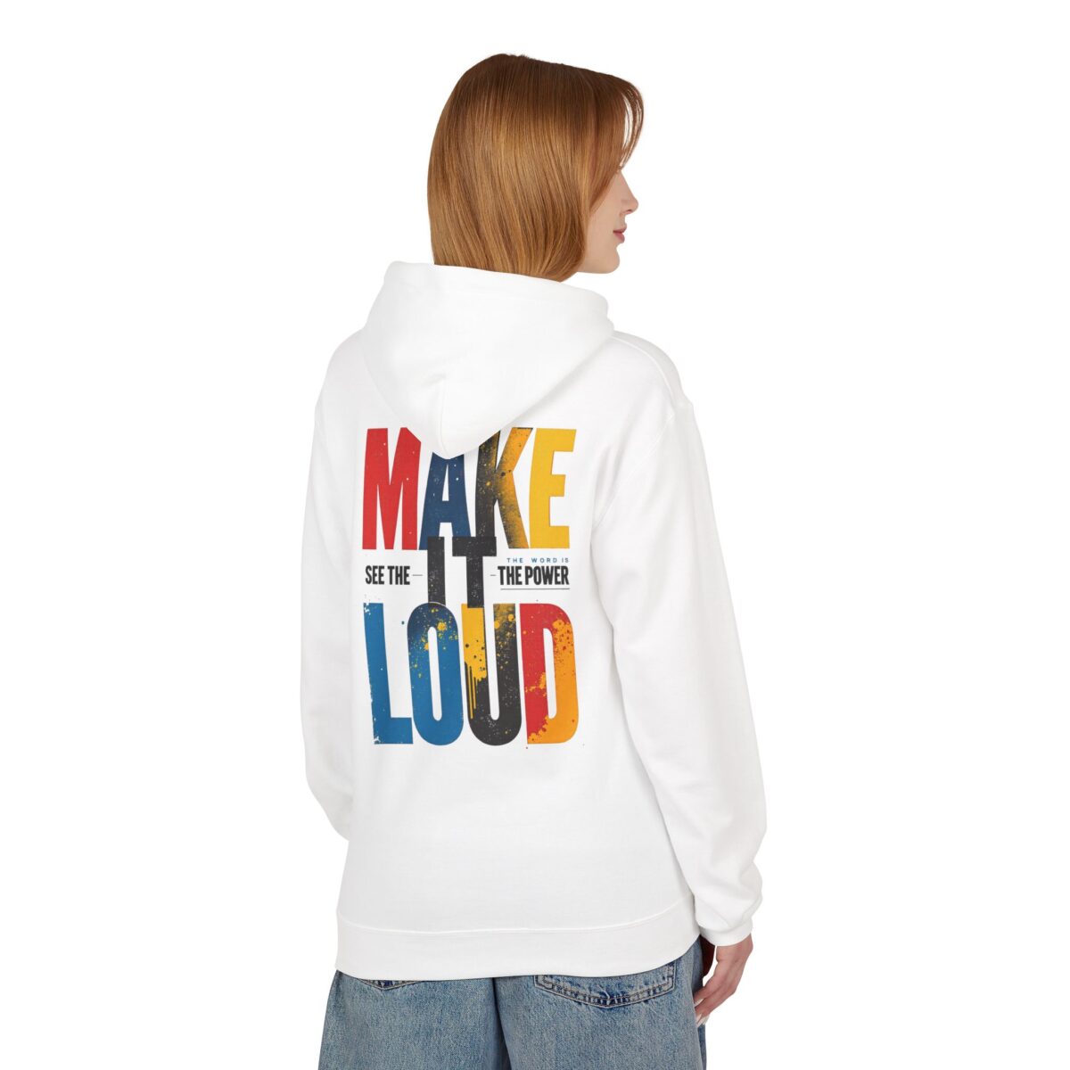 Make it Loud Unisex Midweight Softstyle Fleece Hoodie - Image 4