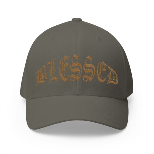 Blessed Embroidered Cap - Stylish Closed-Back Structured Hat for Faith and Everyday Wear - Image 5