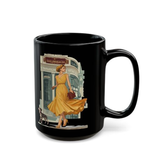 Tea Cafe Black Mug (11oz, 15oz) - Image 6