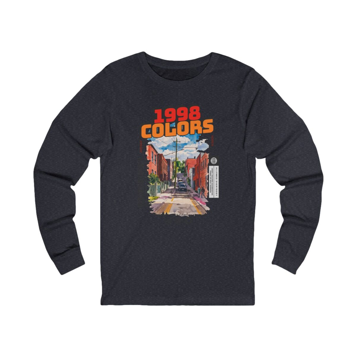 1998 Colors Unisex Jersey Long Sleeve Tee - Image 13