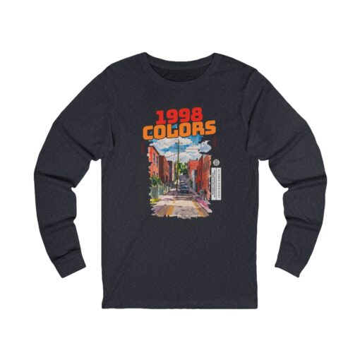 1998 Colors Unisex Jersey Long Sleeve Tee - Image 13