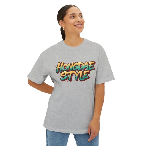 Hongdae style Unisex Oversized Boxy Tee - Image 31