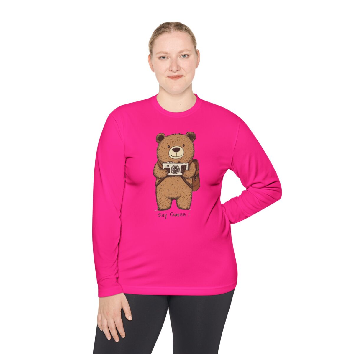 Say cheese Unisex Lightweight Long Sleeve Tee - Image 36