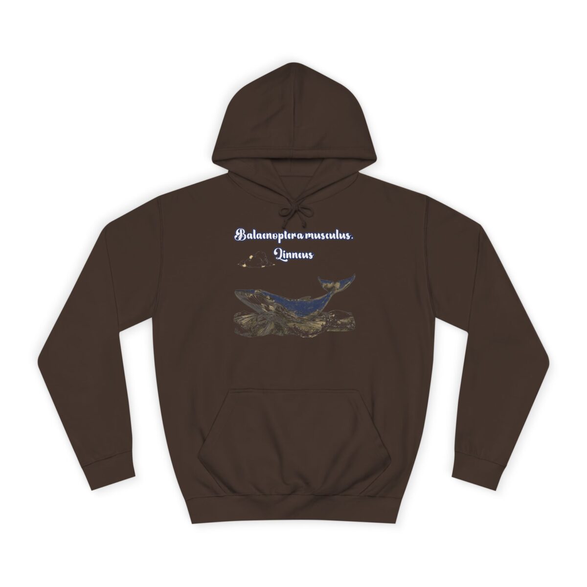 Blue Whale Unisex College Hoodie