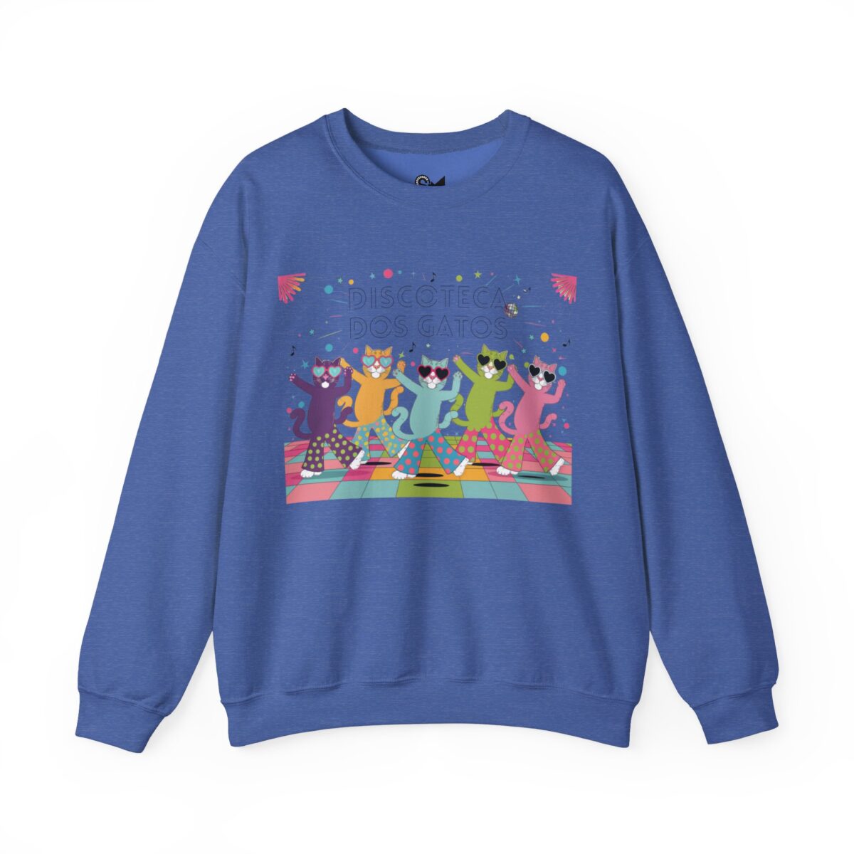 Discoteca dos Gatos Unisex Heavy Blend™ Crewneck Sweatshirt - Image 25