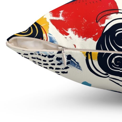 Modern Pattern Spun Polyester Square Pillow - Image 9