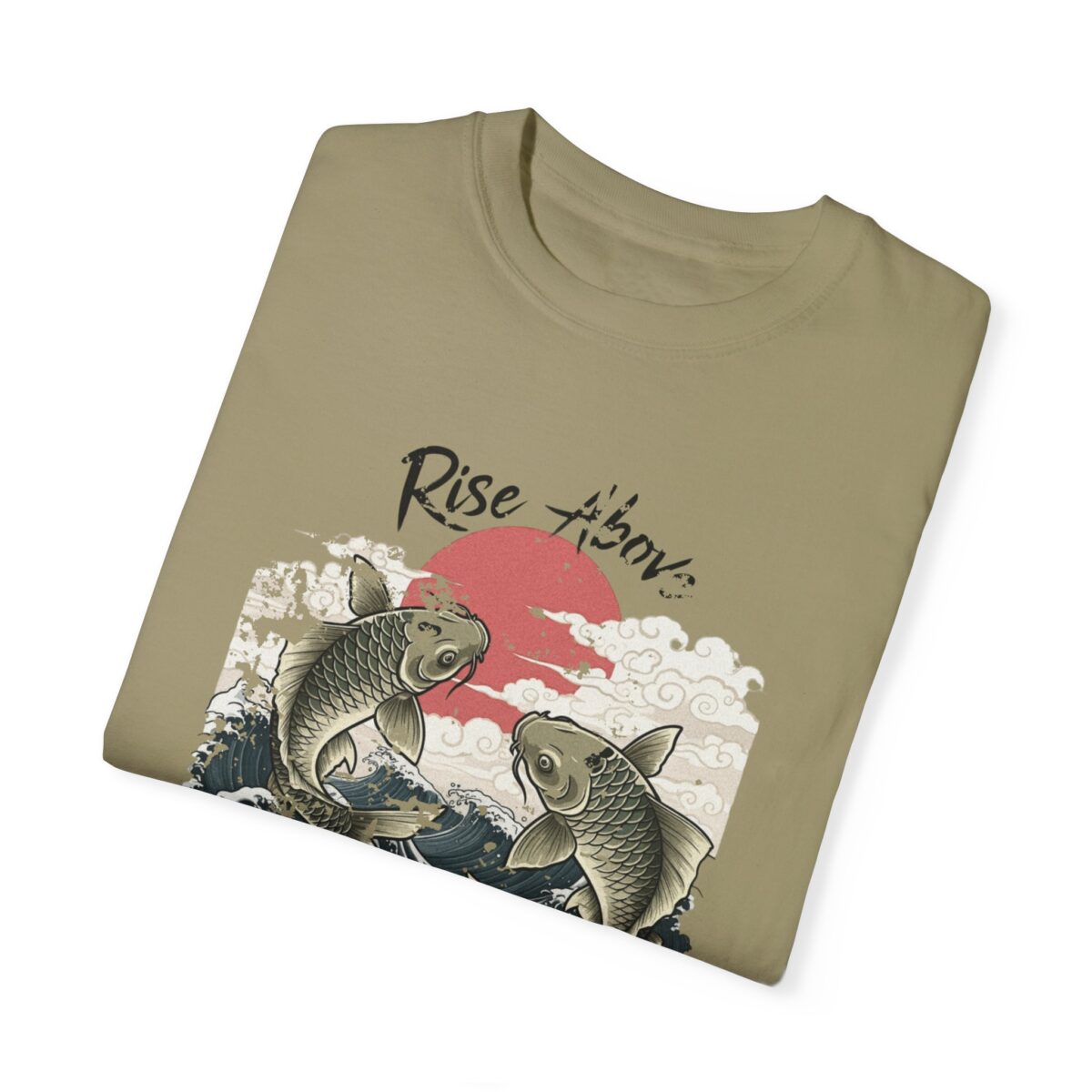 Rise above Unisex Garment-Dyed T-shirt - Image 11