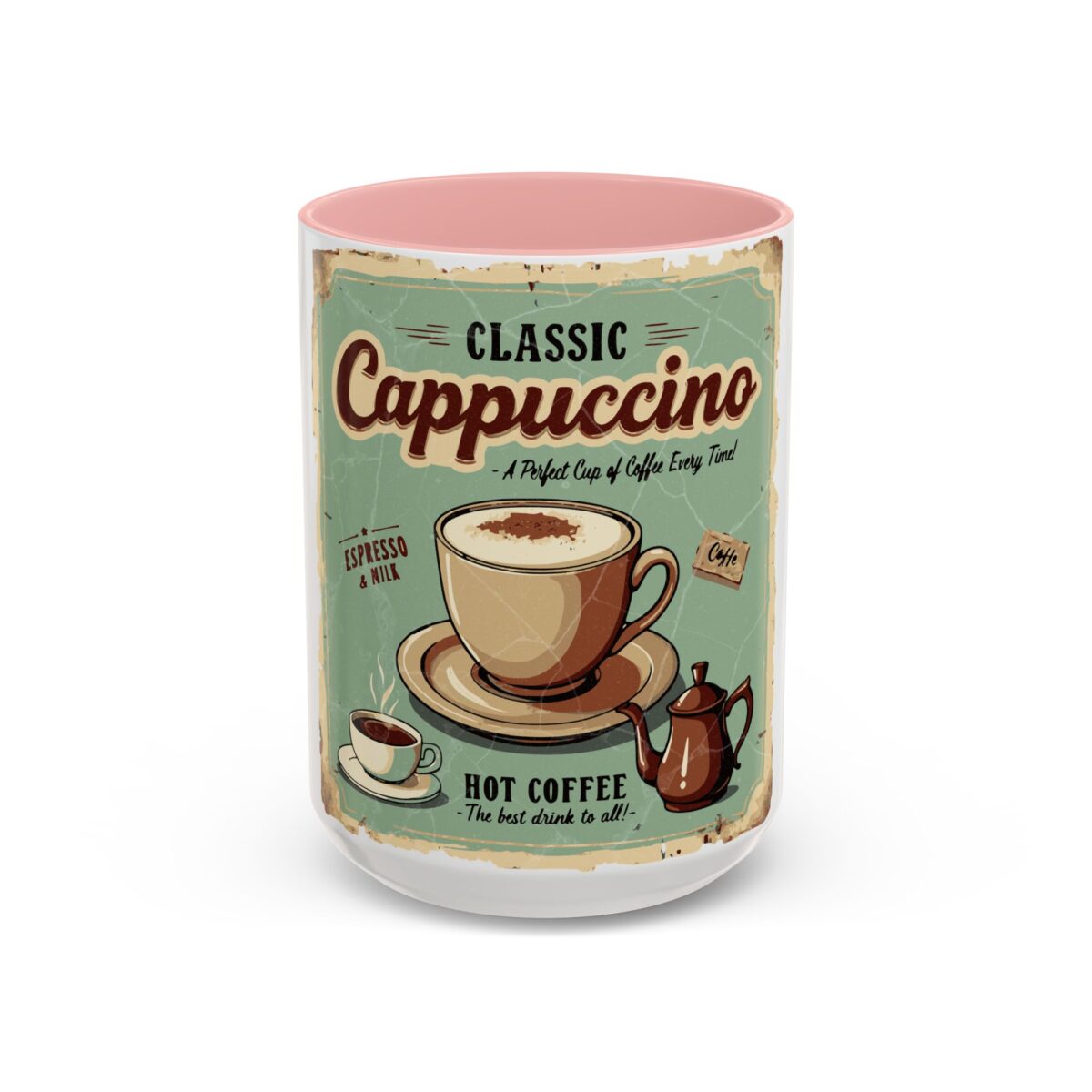 Classic Cappuccino Accent Coffee Mug (11, 15oz) - Image 25