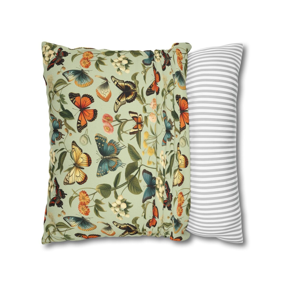 Butterfly Spun Polyester Square Pillowcase - Image 12