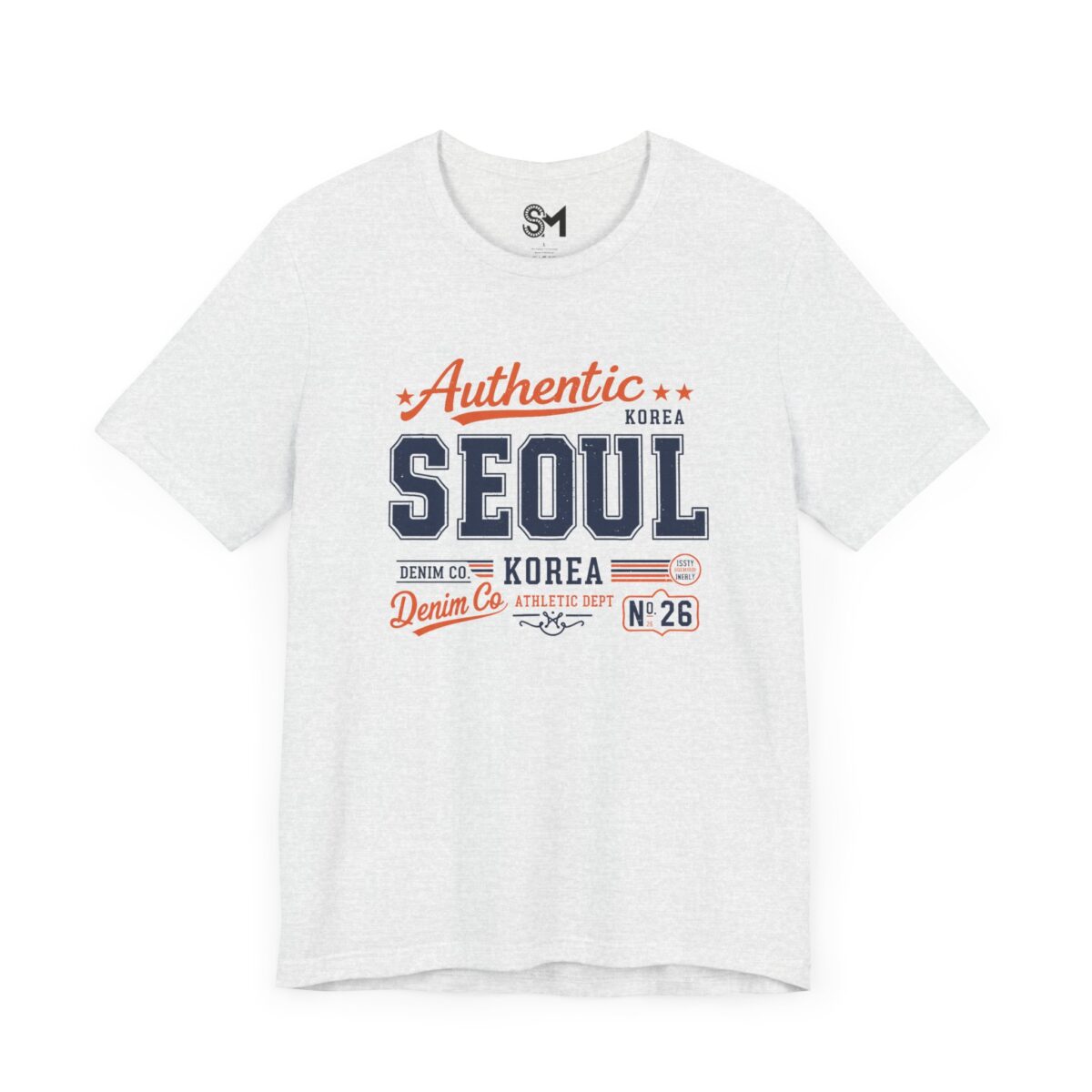SEOUL KOREA Athletic Dept. Unisex Jersey Short Sleeve Tee - Image 7