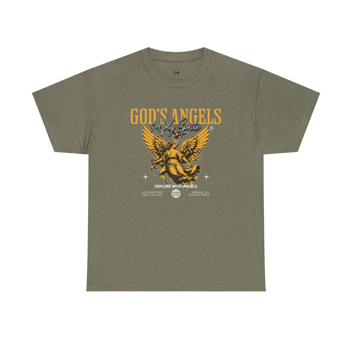 God's angels Unisex Heavy Cotton Tee - Image 9