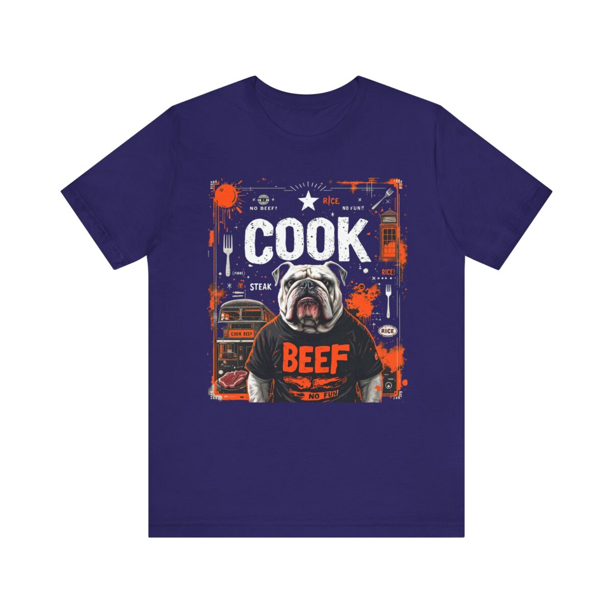 Cook Beef Unisex Jersey Short Sleeve Tee - Image 25