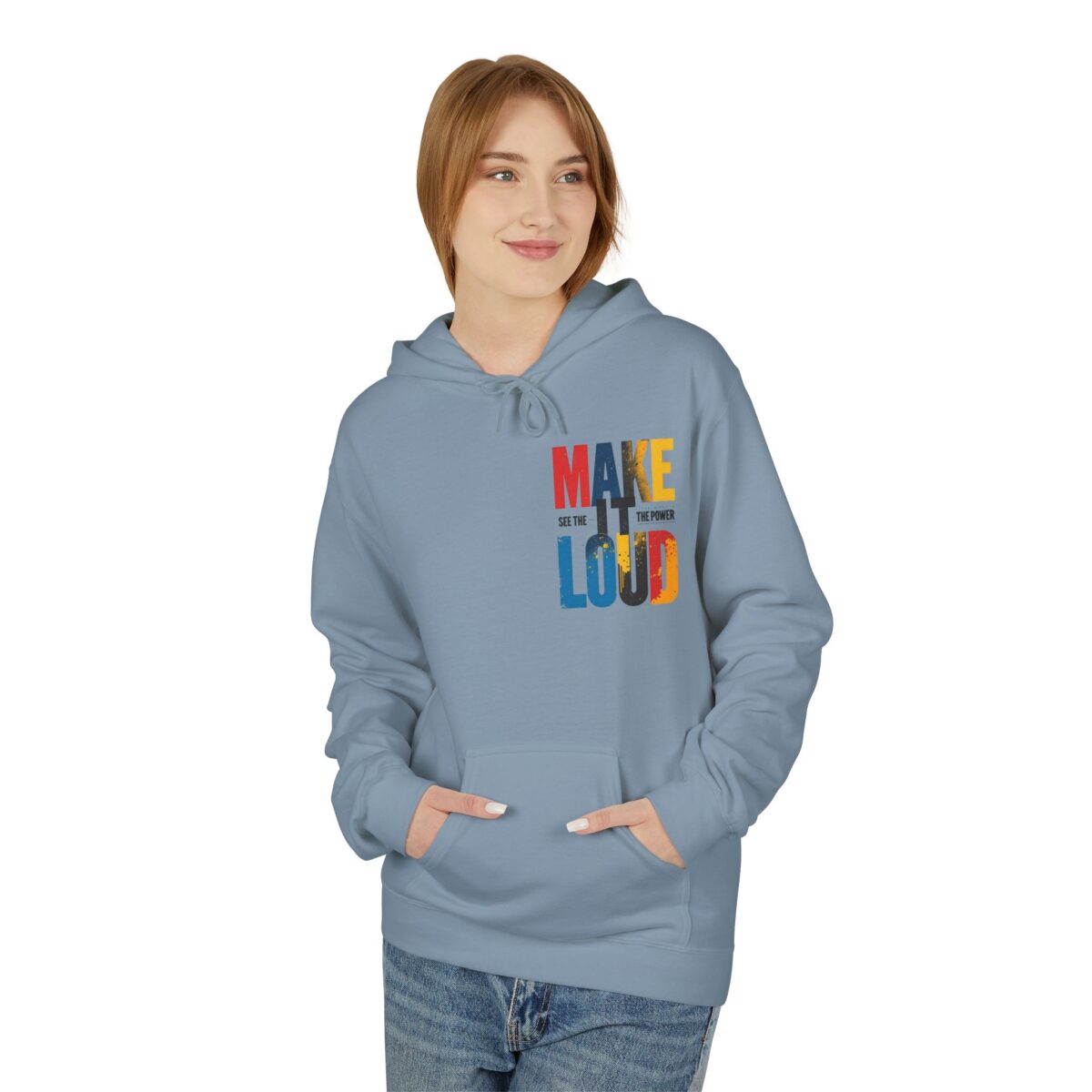 Make it Loud Unisex Midweight Softstyle Fleece Hoodie - Image 27