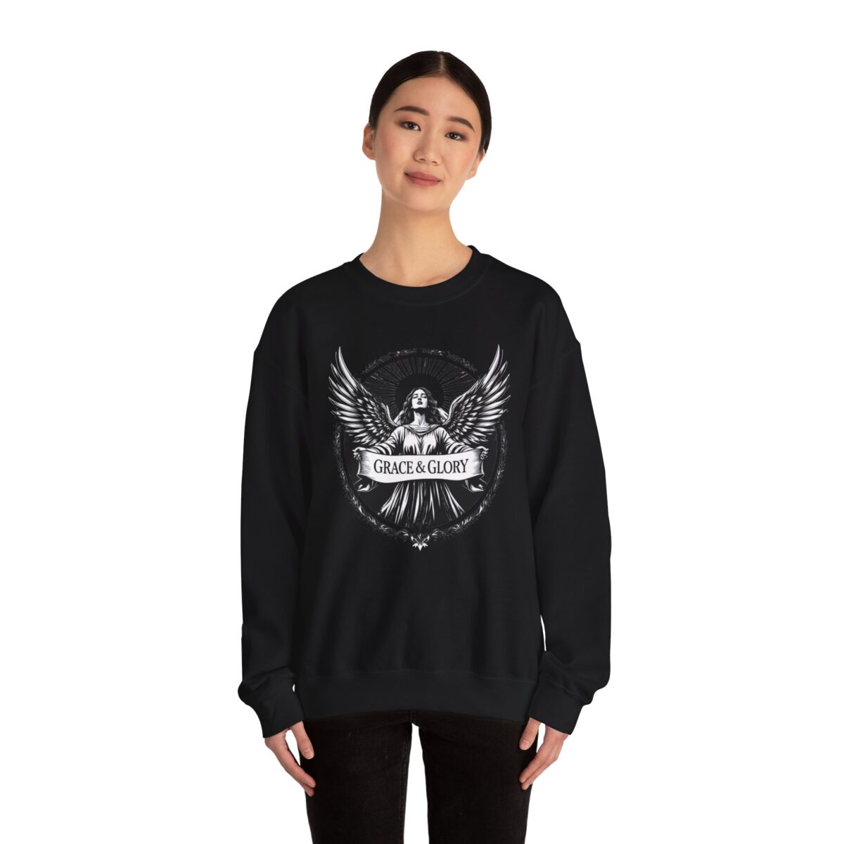 Grace and Glory Unisex Heavy Blend™ Crewneck Sweatshirt - Image 4
