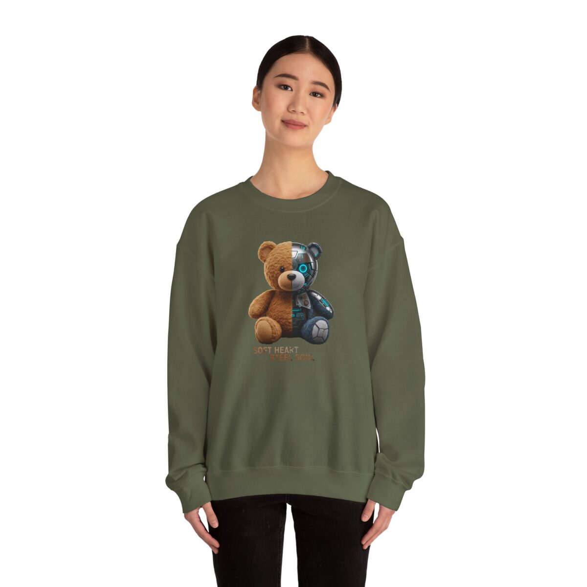 SOFT HEART, STEEL SOUL Unisex Heavy Blend™ Crewneck Sweatshirt - Image 28