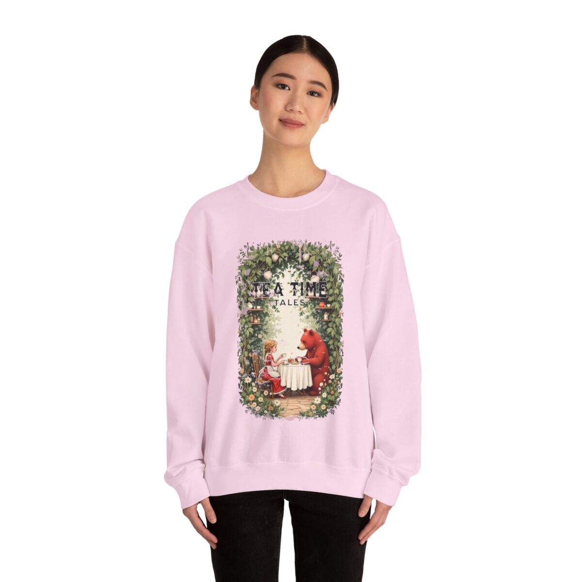 Tea time tales Unisex Heavy Blend™ Crewneck Sweatshirt - Image 44