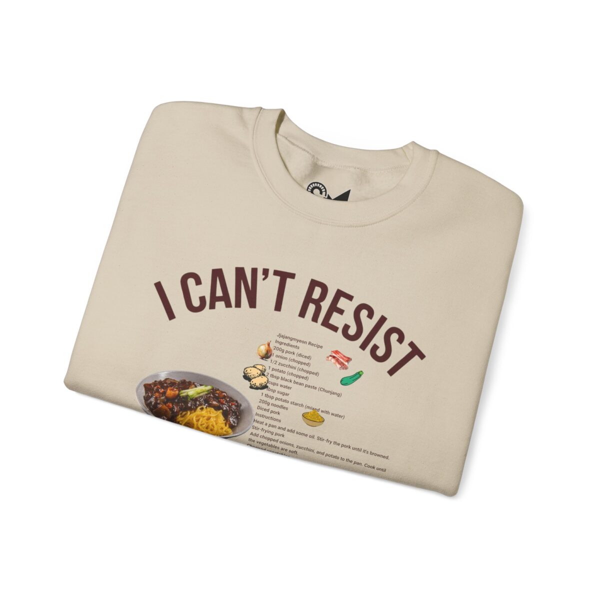 jjajangmyeon  Unisex Heavy Blend™ Crewneck Sweatshirt - Image 3