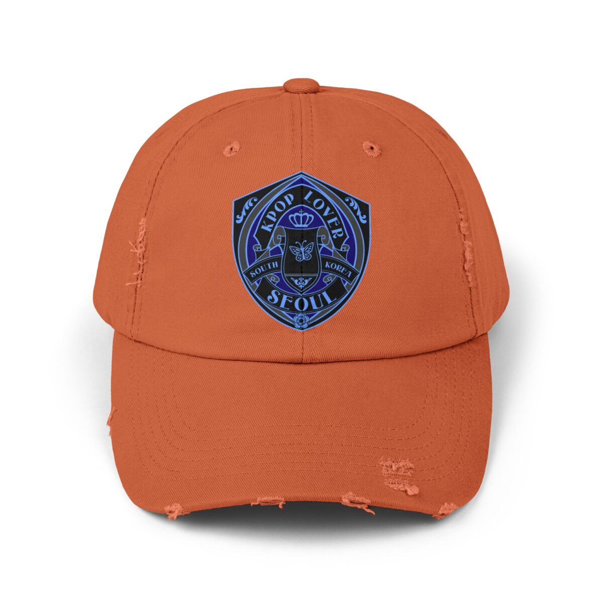 K-POP LOVER Unisex Distressed Cap - Image 5
