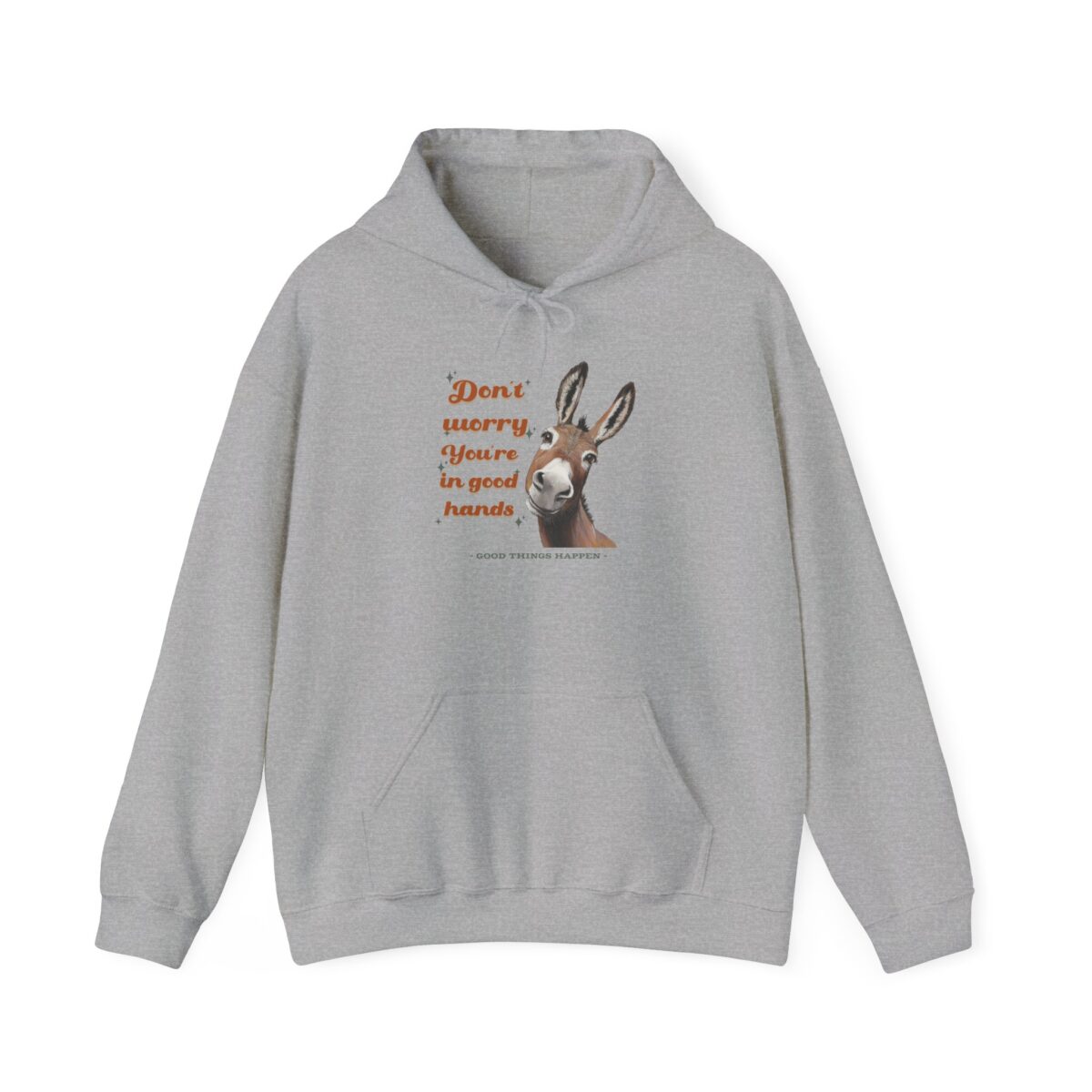 Don't worry you're in good hands Unisex Heavy Blend™ Hooded Sweatshirt - Image 13