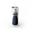 GRACE HERITAGE Skinny Tumbler with Straw, 20oz