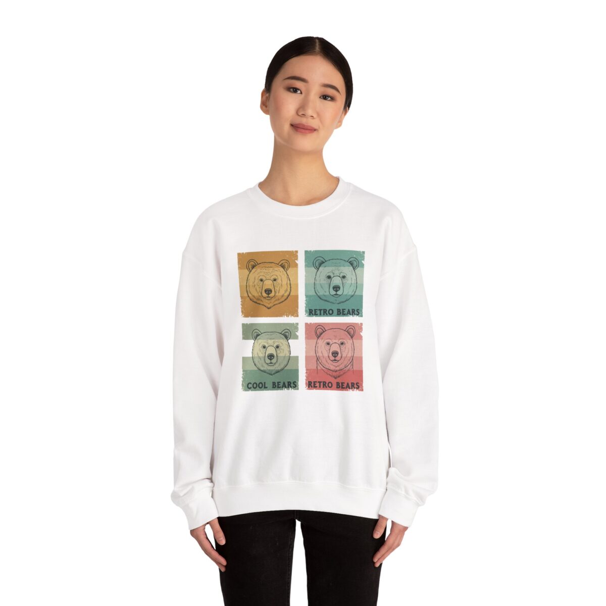 Crewneck Sweatshirt - Retro bears - Image 4