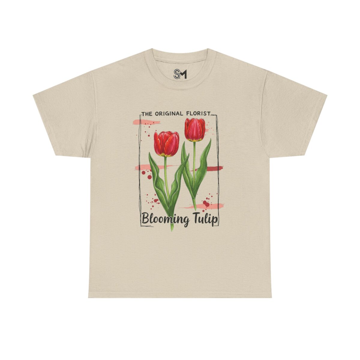 Blooming Tulip Unisex Heavy Cotton Tee - Image 9