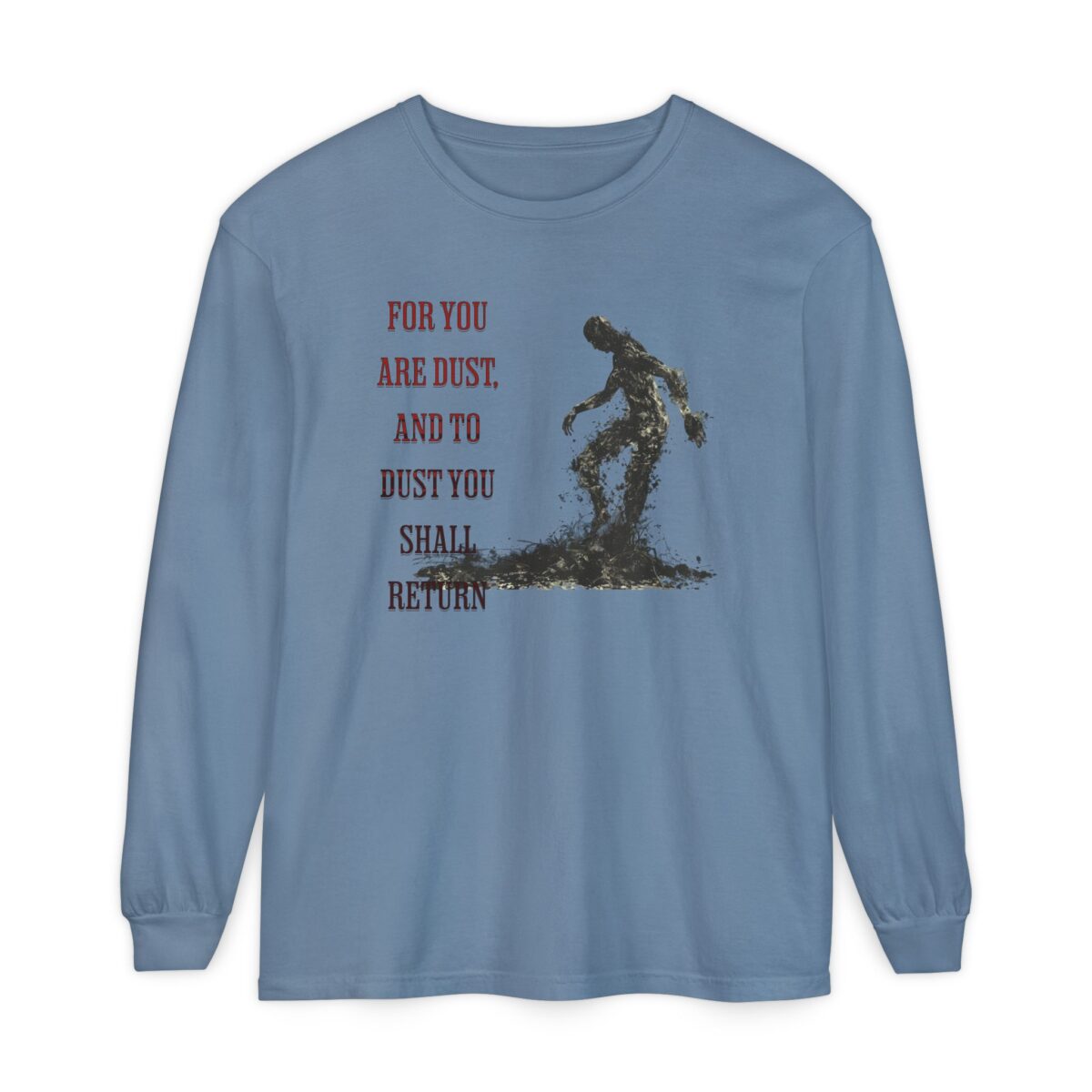 Return to soil Unisex Garment-dyed Long Sleeve T-Shirt - Image 33