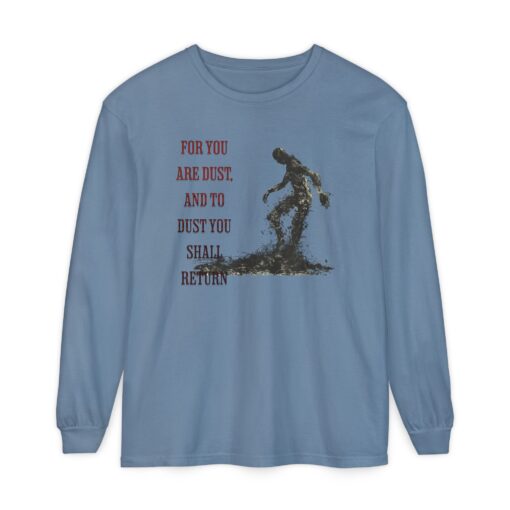 Return to soil Unisex Garment-dyed Long Sleeve T-Shirt - Image 33