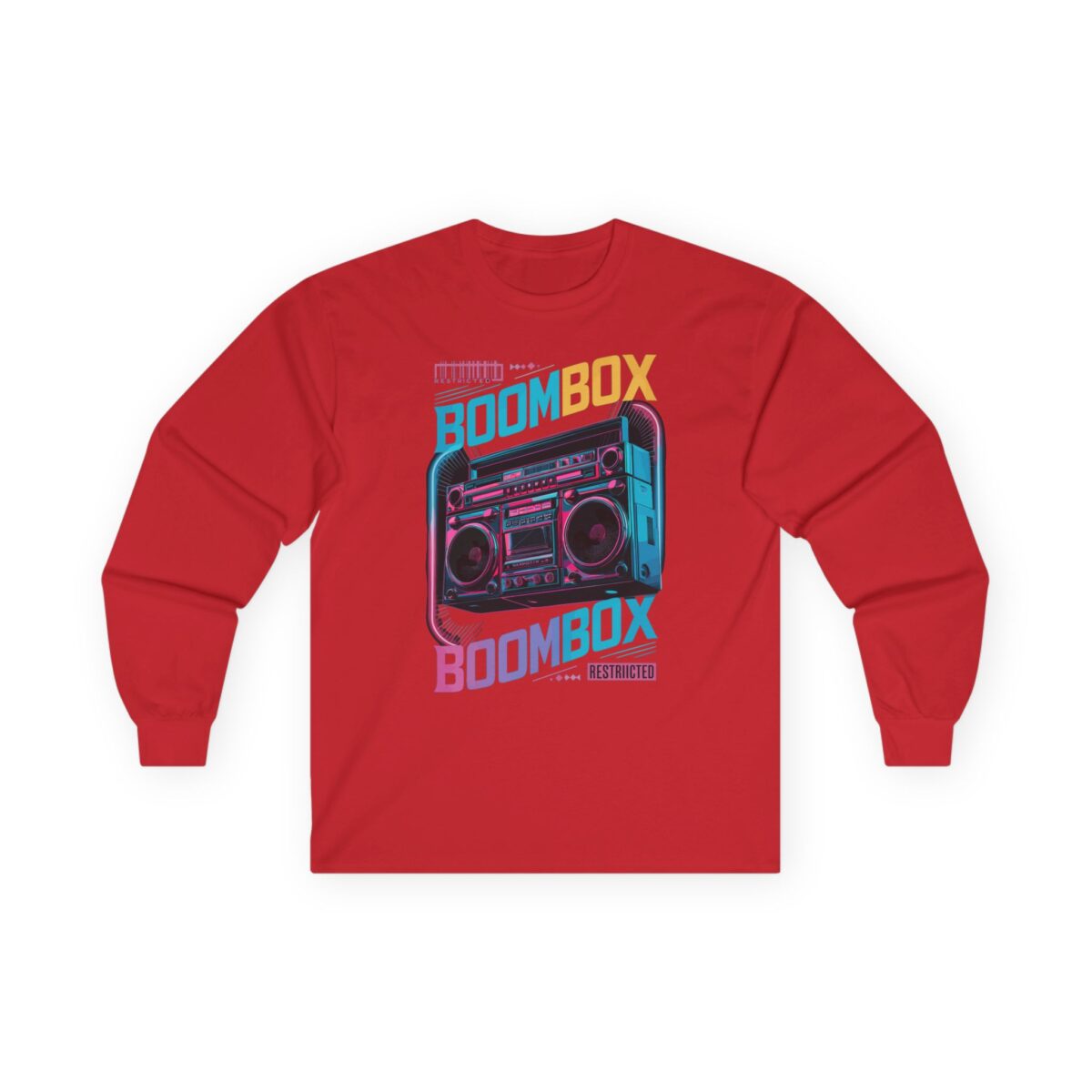 Boom box Unisex Ultra Cotton Long Sleeve Tee - Image 46