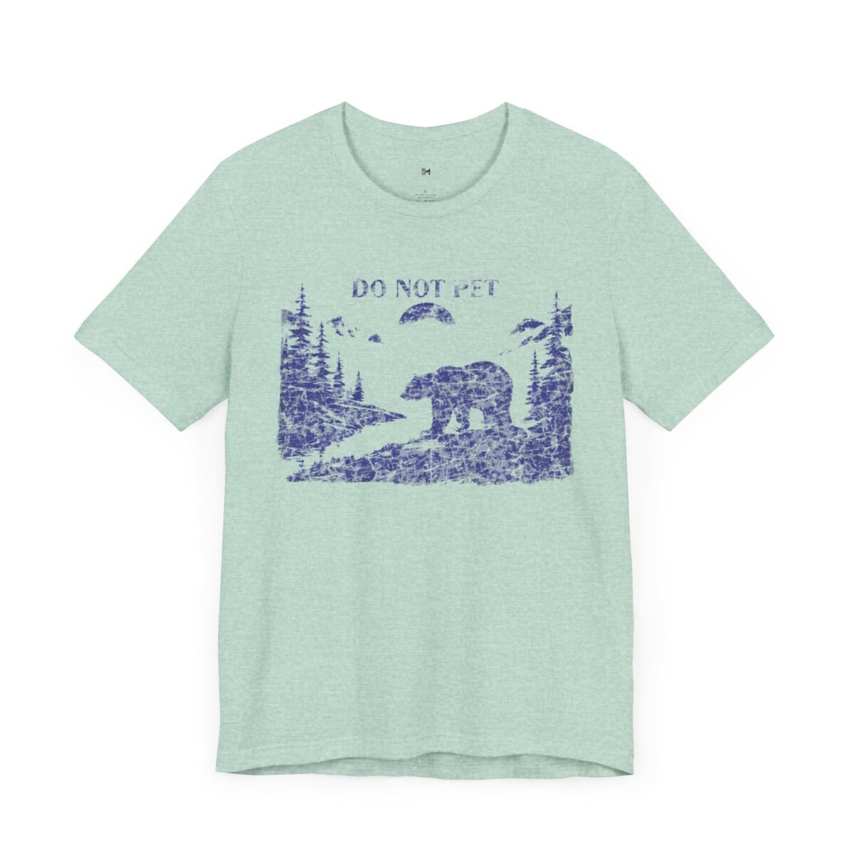 Adventure Awaits Bear Tee - Do Not Pet Graphic Unisex Jersey Short Sleeve T-Shirt - Image 19