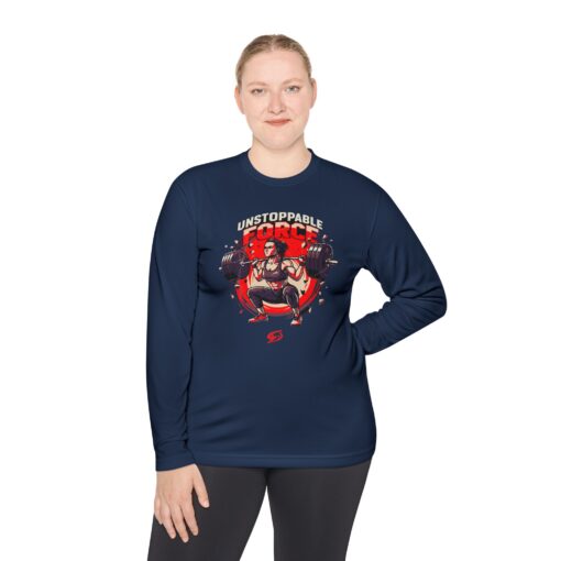 Unstoppable force Unisex Lightweight Long Sleeve Tee - Image 16