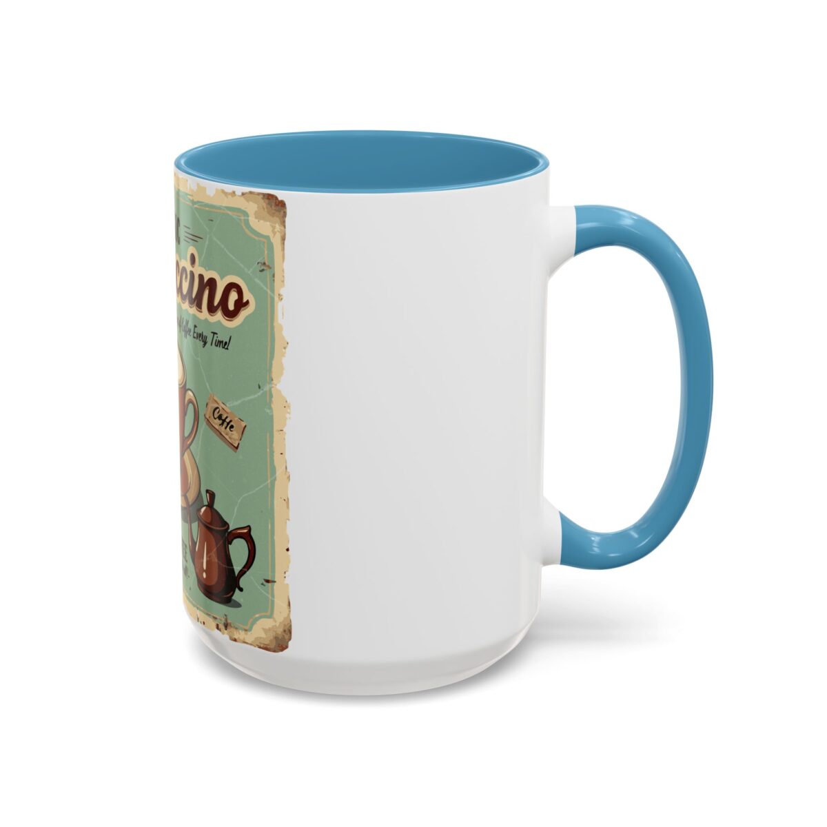 Classic Cappuccino Accent Coffee Mug (11, 15oz) - Image 38